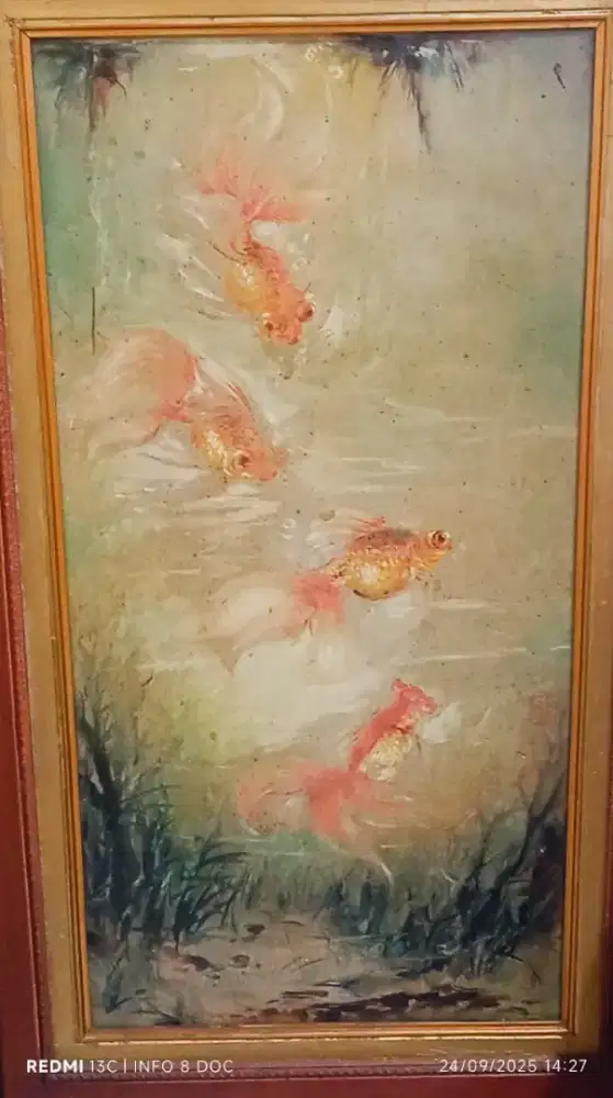 Lukisan ORI tua oil on canvas
