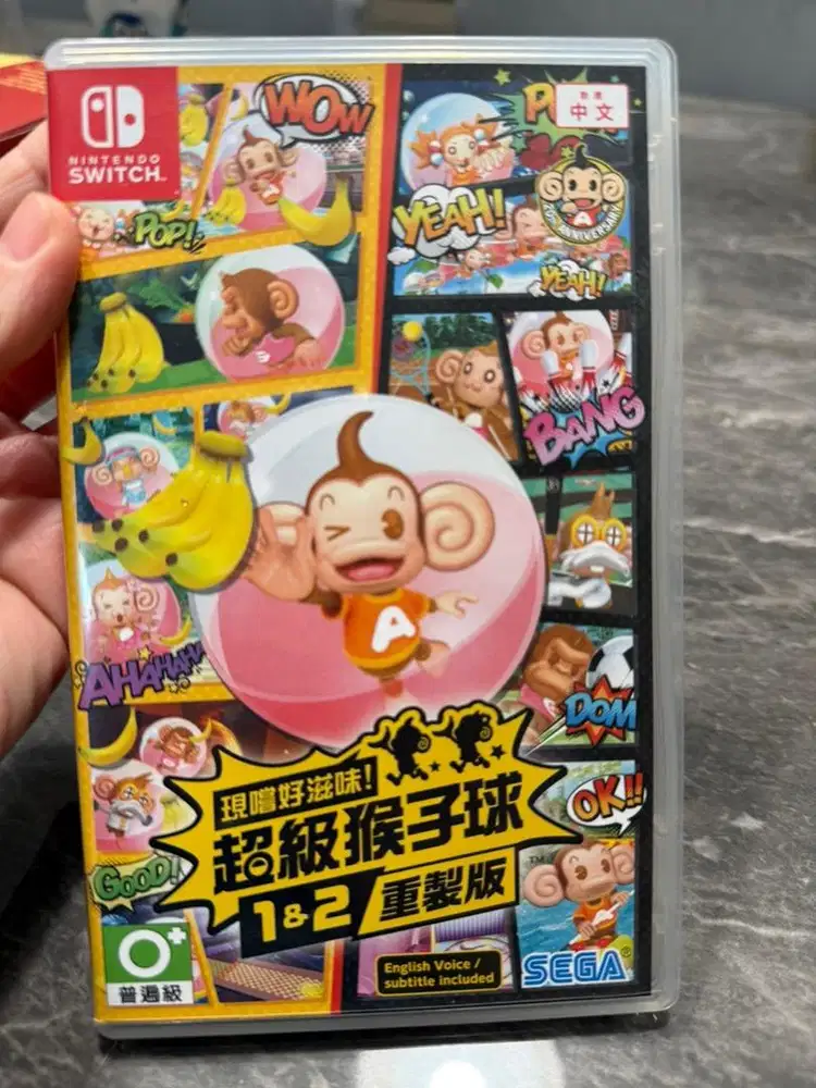 Nintendo switch game / kaset - SUPER MONKEY BALL BANANA MANIA bekas