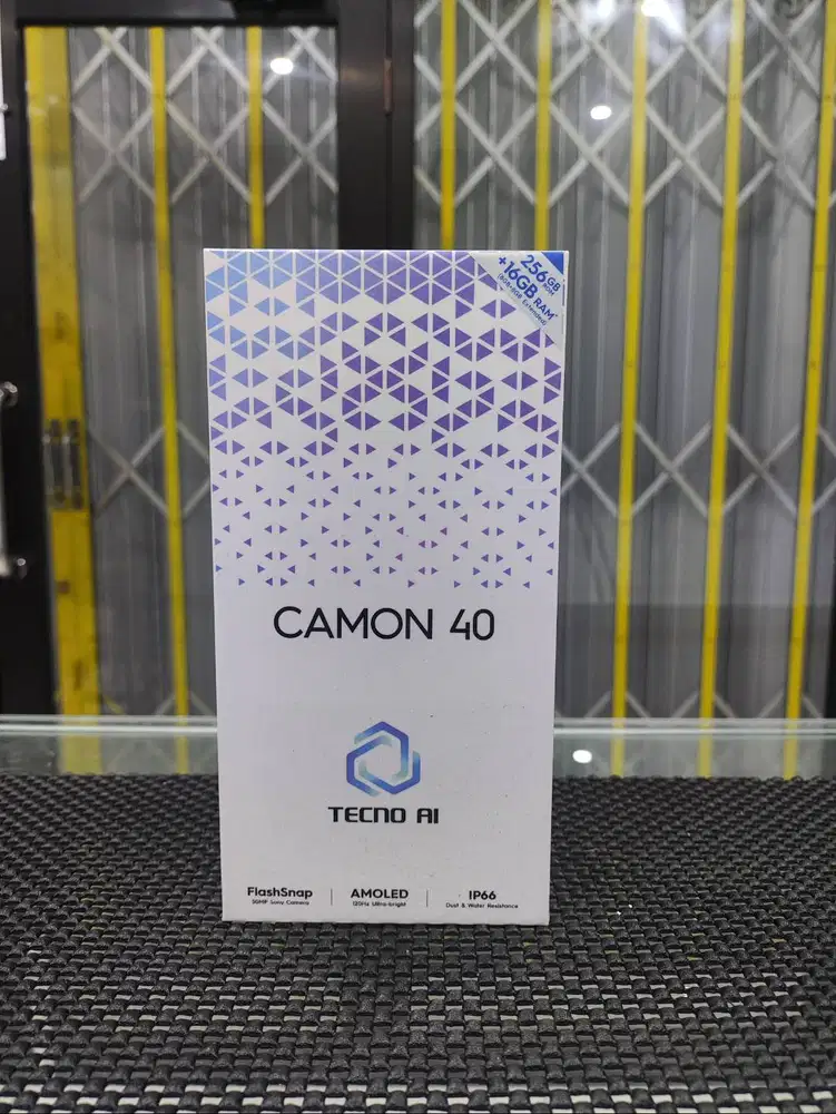 Tecno Camon 40 8/256 GB Baru Segel Resmi
