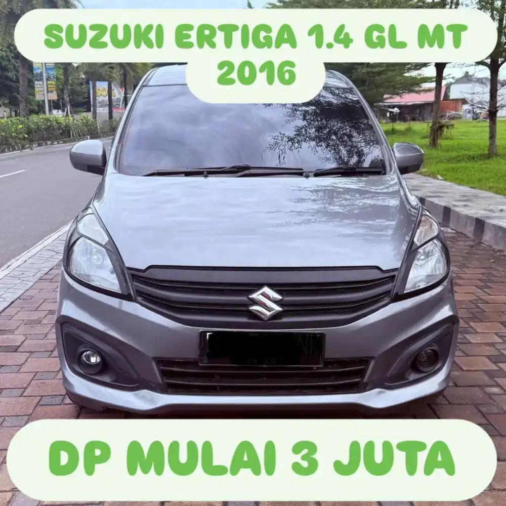 SUZUKI ERTIGA 1.4 GL MT 2016 DP 3 JUTA