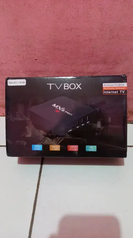 ANDROID TV BOX MQX 5G RAM 2/16 GB BARU