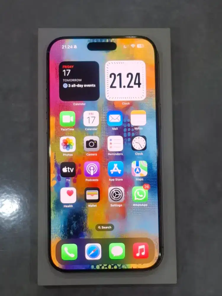 Iphone 16 pro max 256gb Dessert Titanium garansi resmi ibox