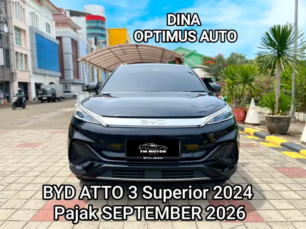 BYD ATTO3 Superior 2024 Automatic, Low KM, Pajak Panjang