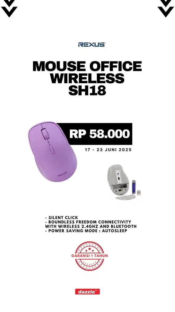 Rexus mouse wireless SH18