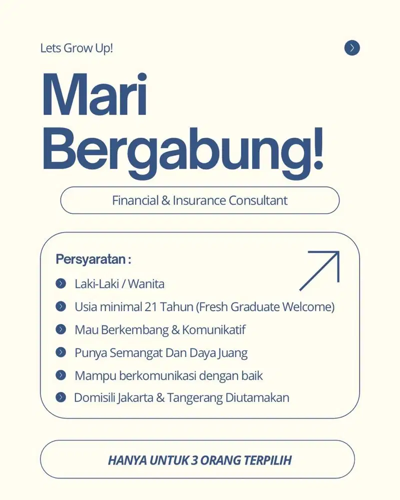Open Recruitment Insurance Team!