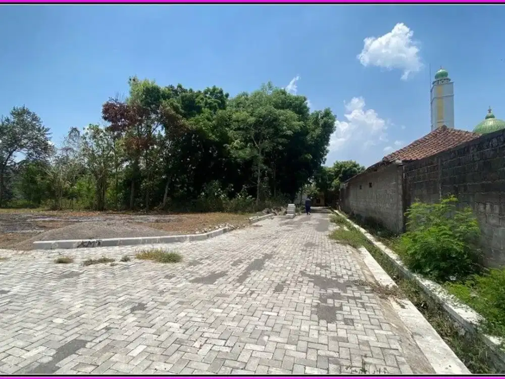 300 Jtan Siap Bangun free BPHPB & Balik Nama 1 Km Jl Jogja Solo