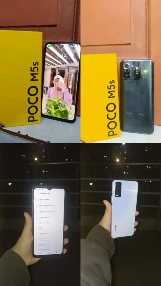 vivo y20 ram 4/64 & poco m5s ram 4/64