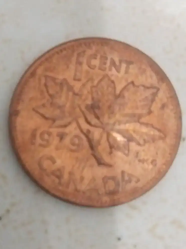 Koin 1 sen Kanada tahun 1979