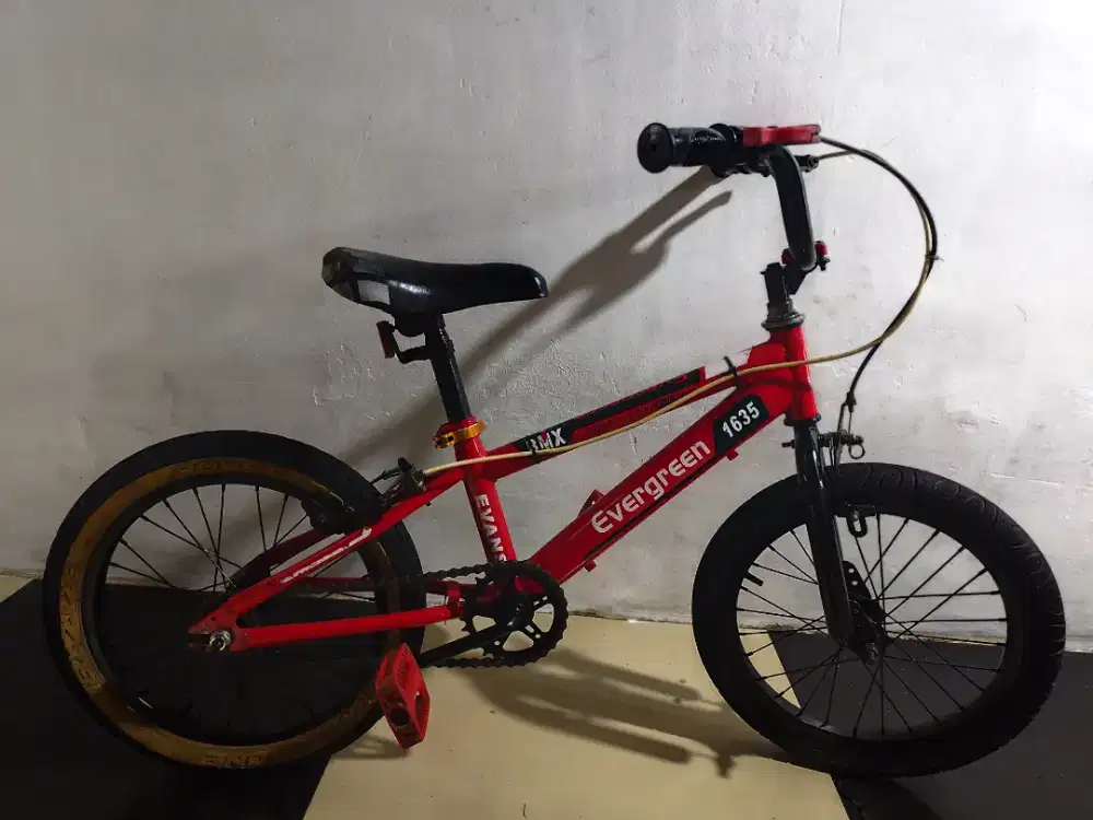 Sepeda bmx ukuran 16 siap pakai