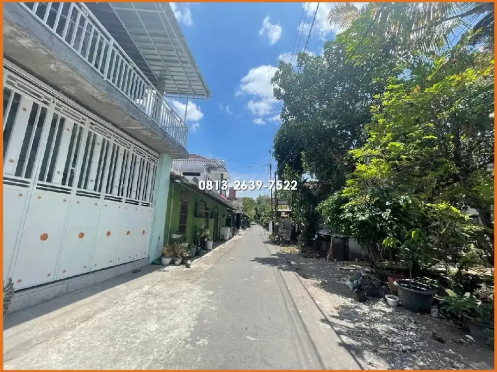 Tanah 413 m di Gentan SHM; Akses Mobil dan Motor