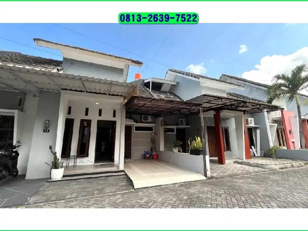 Rumah di Utara Terminal Concat, Furnish, Siap Huni