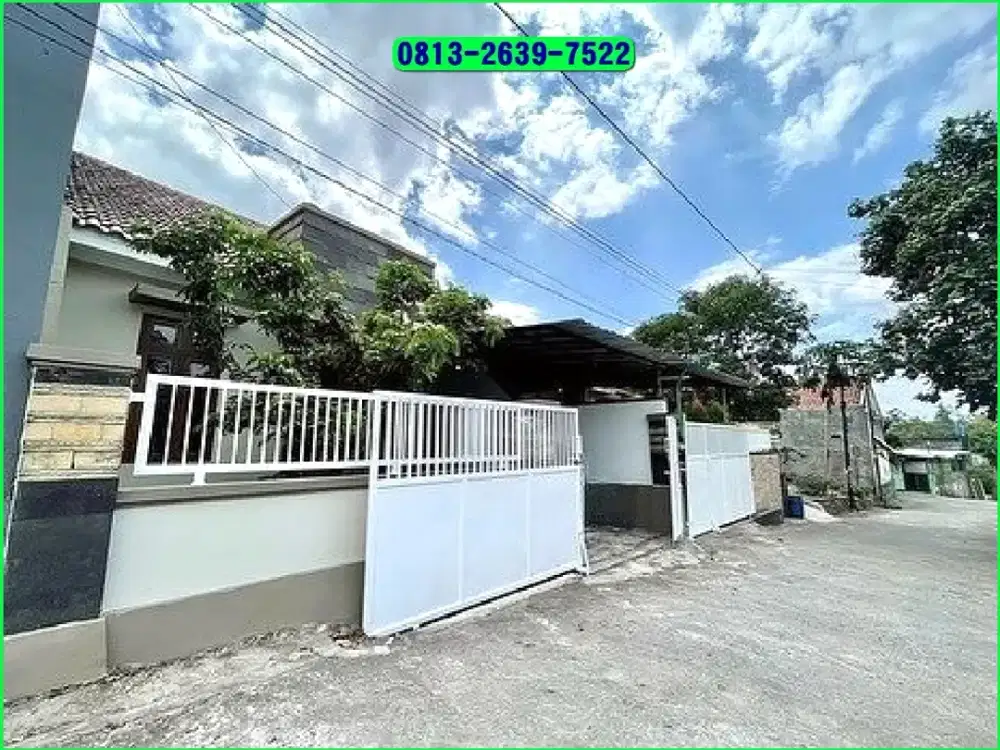 Rumah Dijual Murah Selatan Soto Bathok Kalasan