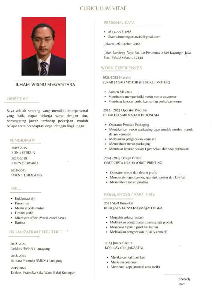 Cari pekerjaan yang sesuai