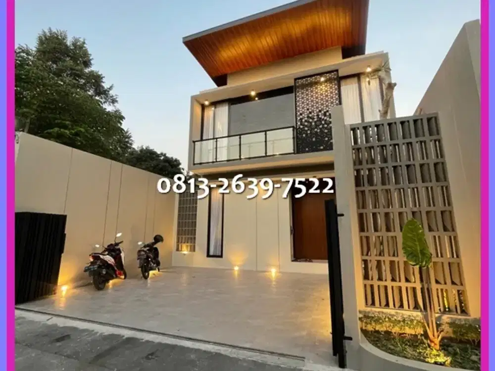 Dijual Rumah 2 Lt Modern di Sambiroto Full Furnish