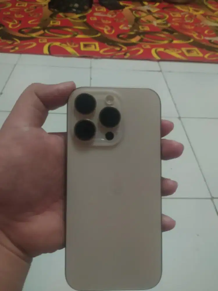 iPhone 16 Pro 128GB inter all op Dessert titanium mulus