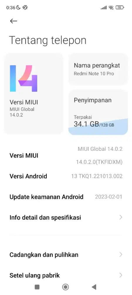 Redmi Note 10 Pro Murmer