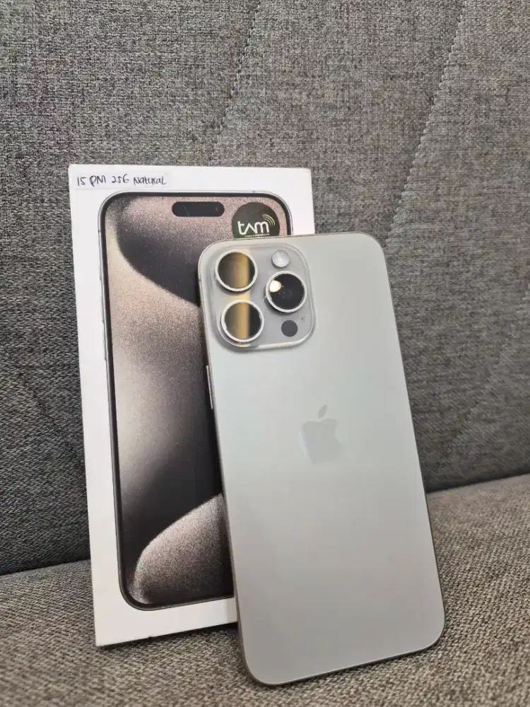 iphone 15 pro max natural titanium 256 ex ibox