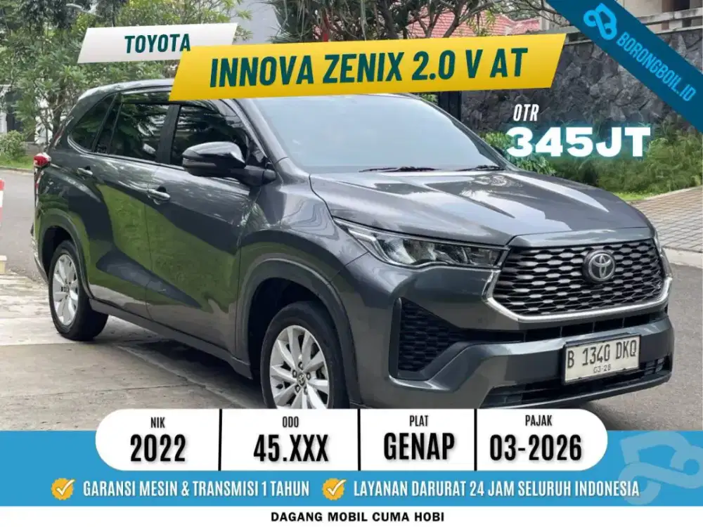 [TERMURAH] Kijang Innova Zenix 2.0 V AT Bensin 2022