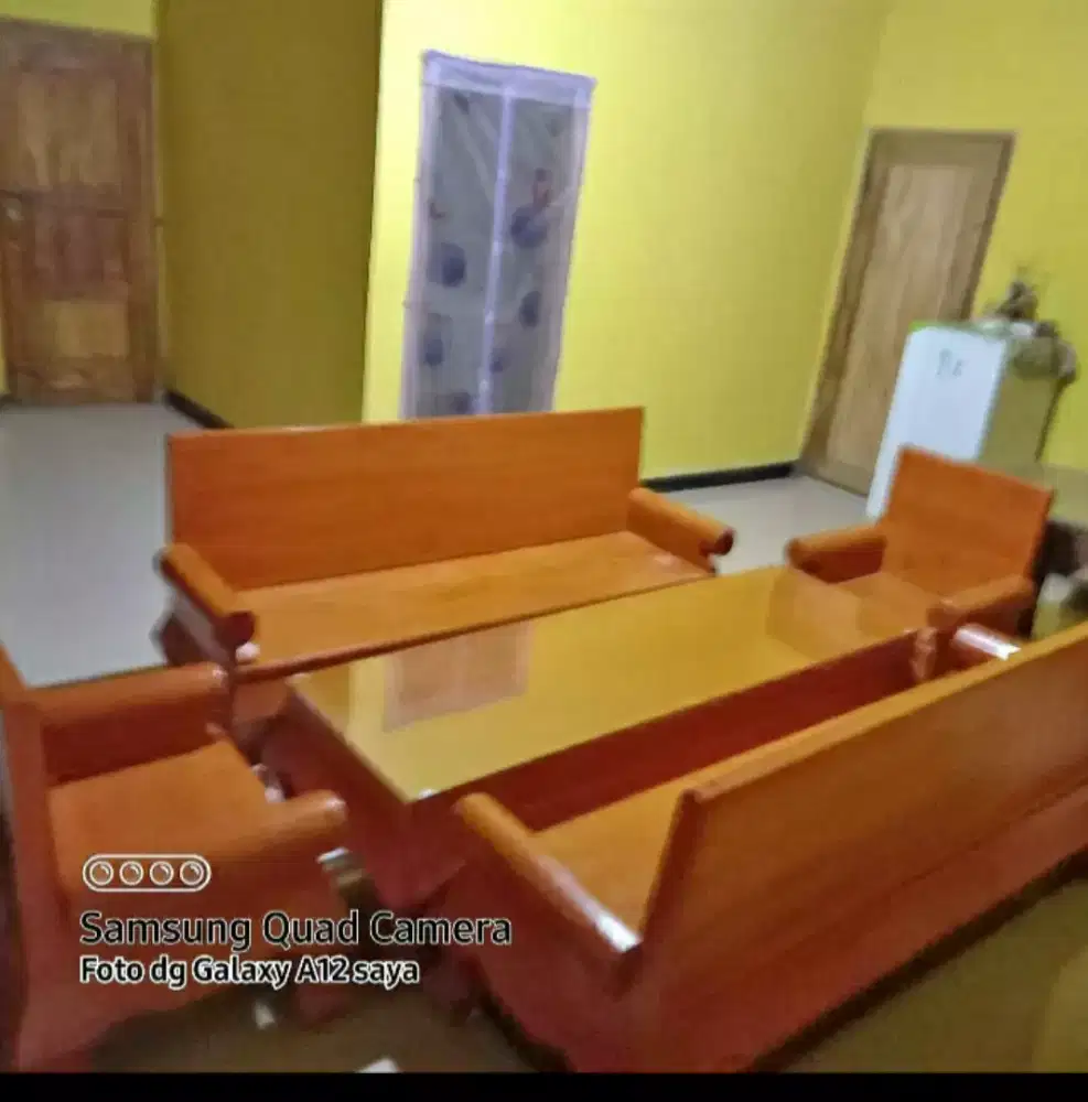 Meja tamu full jati