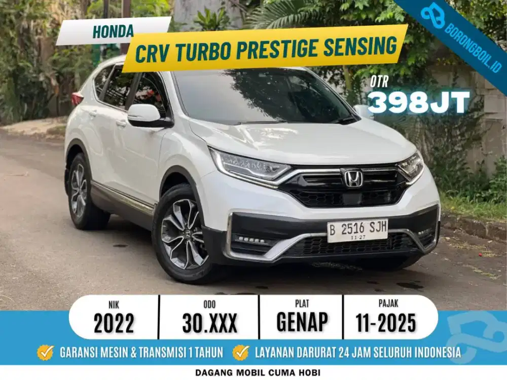 [TERMURAH] Honda Crv Turbo Prestige 1.5 Sensing AT 2022