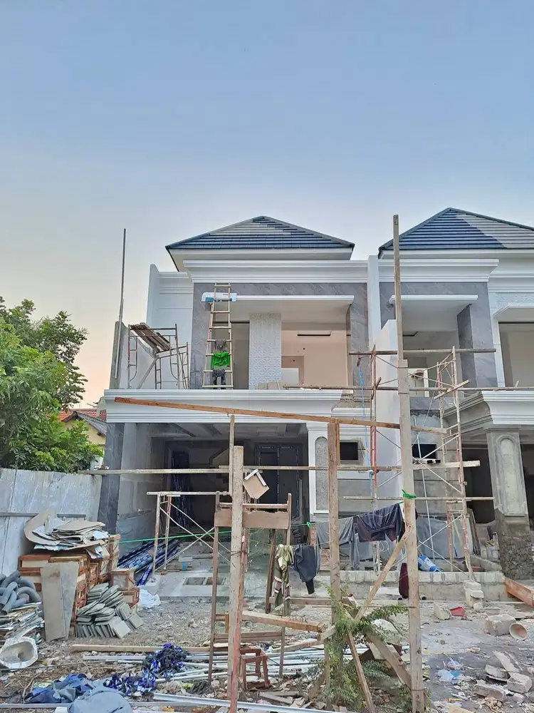 3 unit, Rumah baru di Galaxi Bumi Permai Araya tahap 2 Surabaya Tipe A
