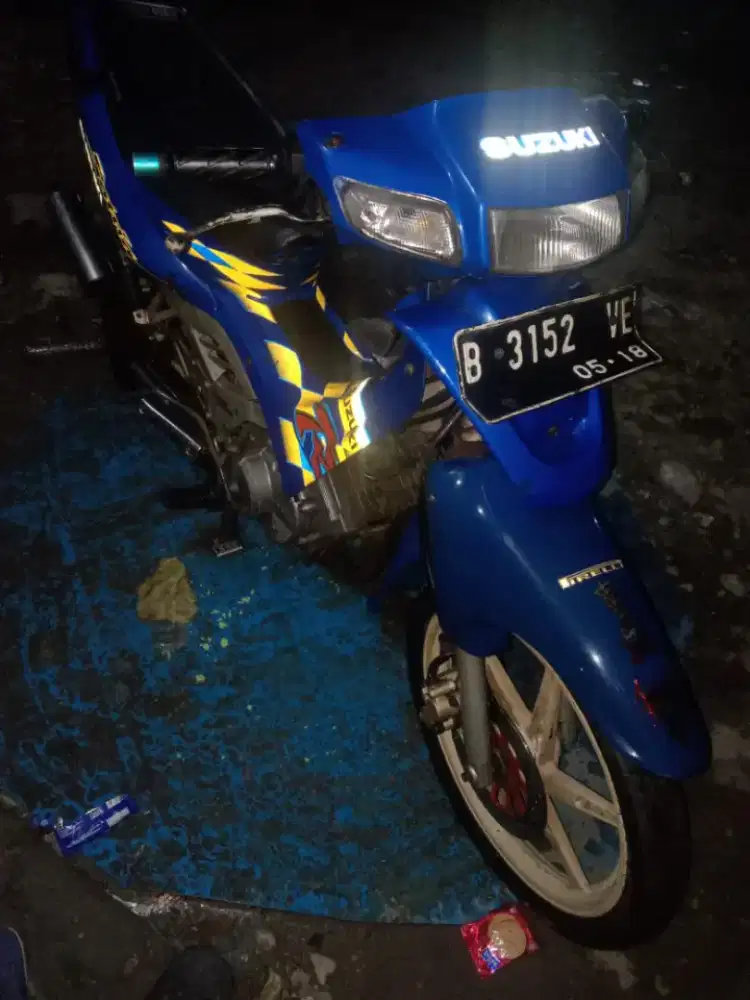 Satria 2 tak ss lengkap pajak of tahun 2003 mulus body lengkap
