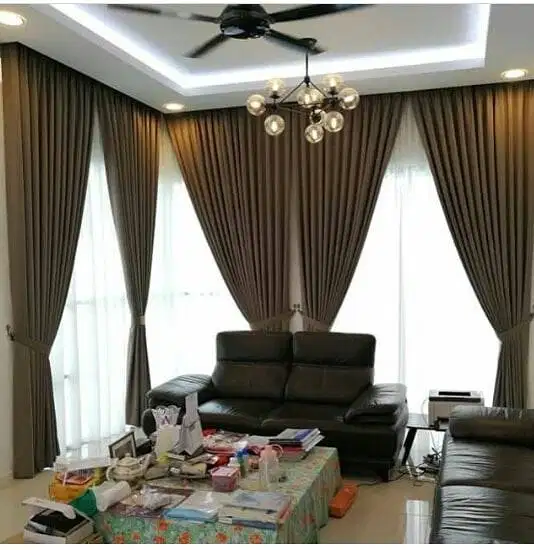 Beli Gorden Blackout Pasang Skat Klinik Hordeng Pintu Gordyn Vitrase