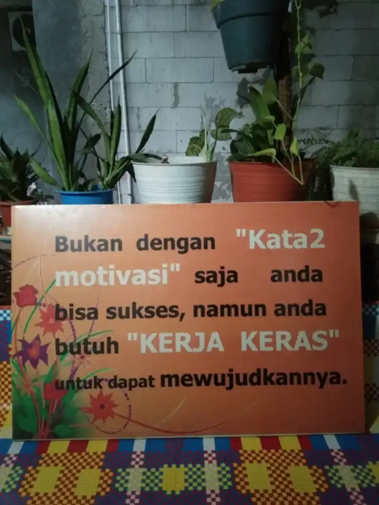 Jual murah pajangan kata2 motivasi