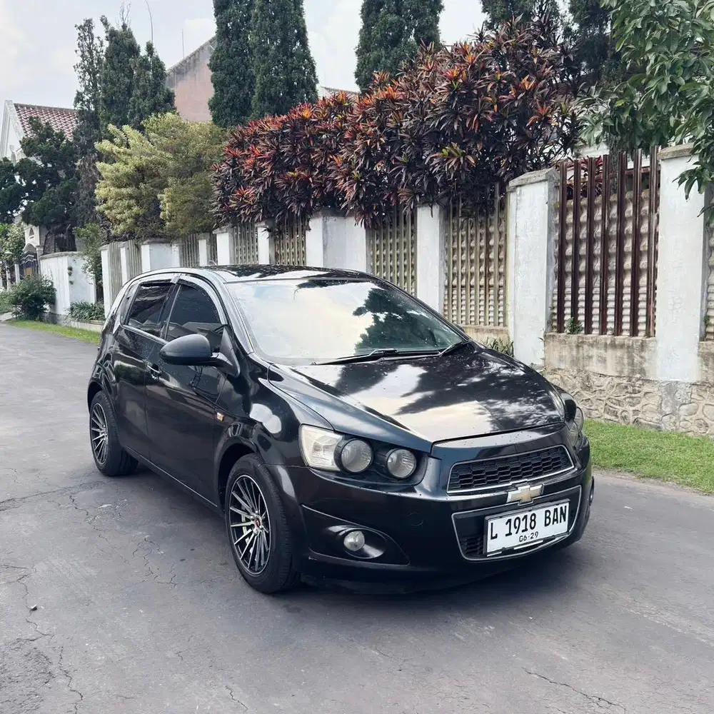 Chevrolet Aveo Sonic LT Spion Retrack AT Pajak baru Irit bbm Siap pake
