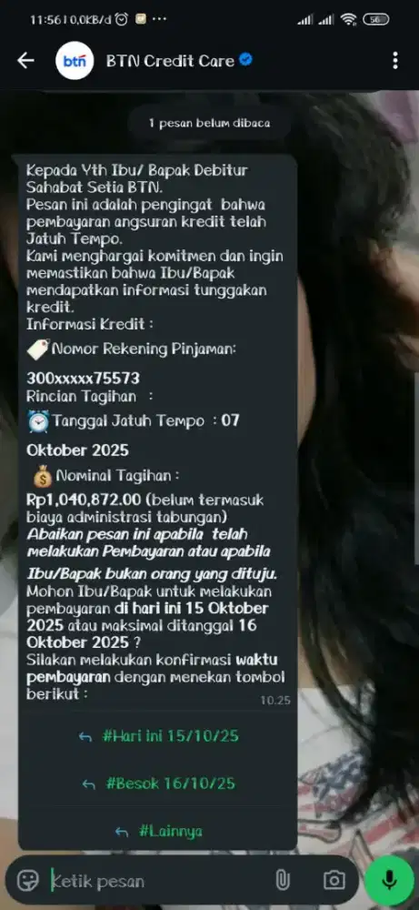 Rumah second dijual 70m²(370jt) Cilodong Depok