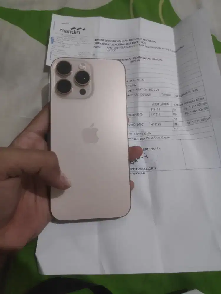 iphone 16 pro max 256 resmi beacukai setara ibox