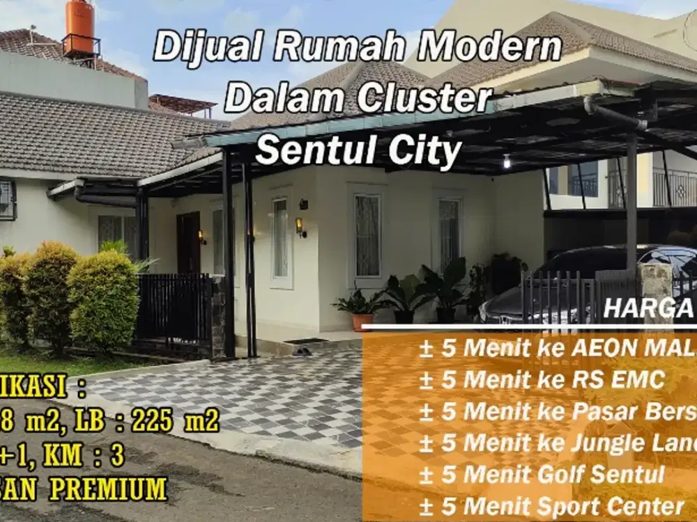 jual rumah dengan isinya tinggal bawa koper di Sentul bogor