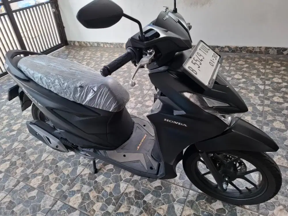 Km 6rb keyless DKI, honda beat deluxe CBS iss 2025 bln 1 pajak panjang