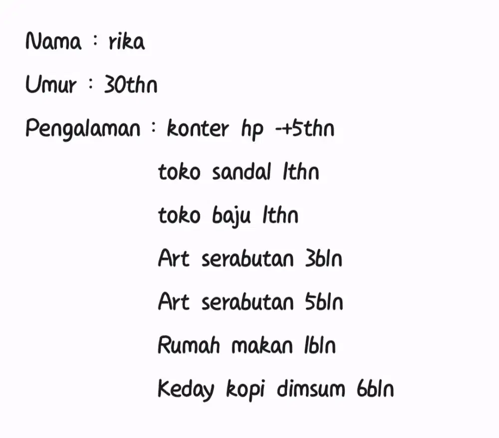 Mencari pekerjaan
