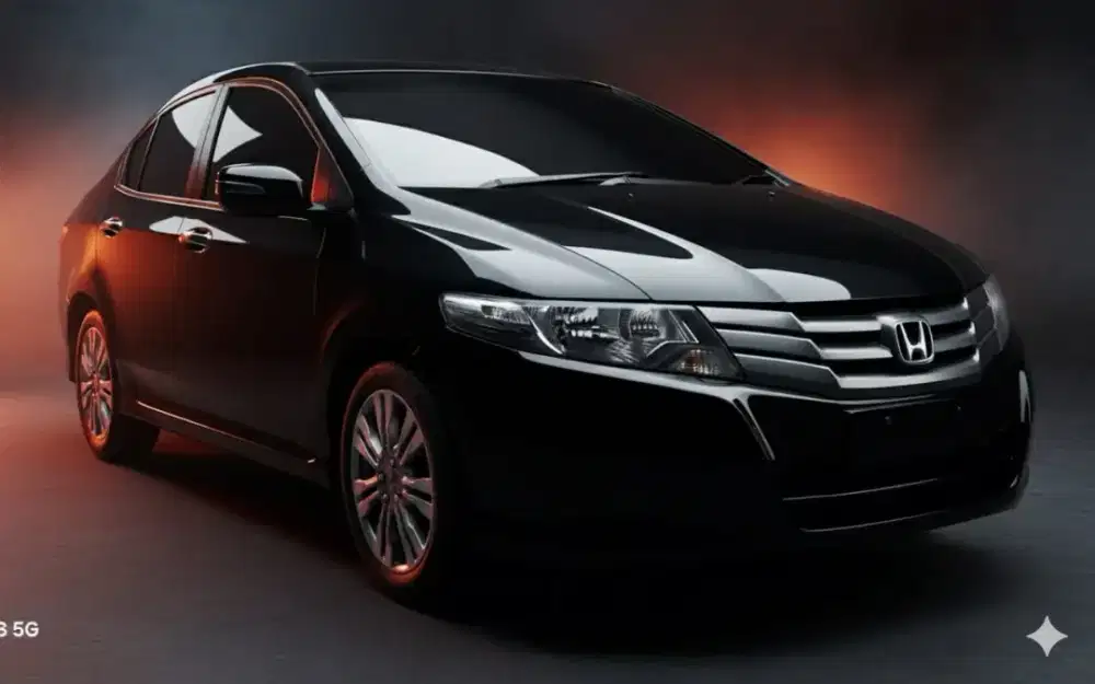 Honda City E VTEC AT RS thn 2009/2010 black pajak isi bs kredit