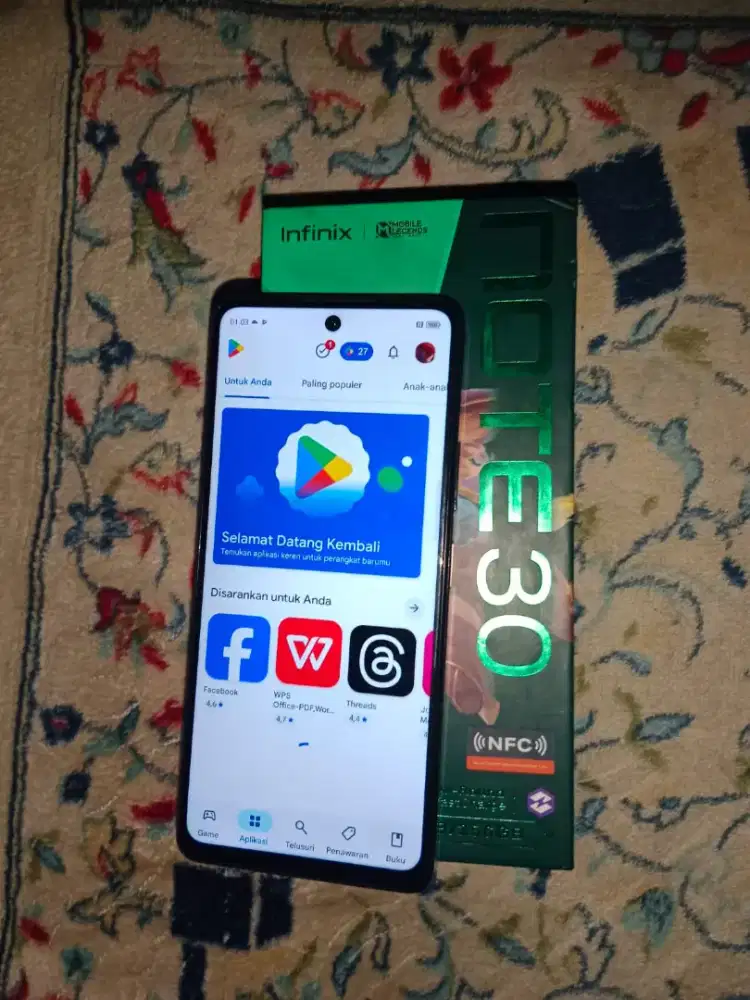 Infinix Note 30 Ram 8/256GB HP Dus Nominus muluss