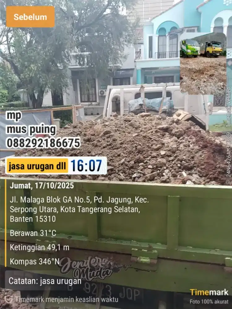 JASA BUANG PUING & SAMPAH PROYEK