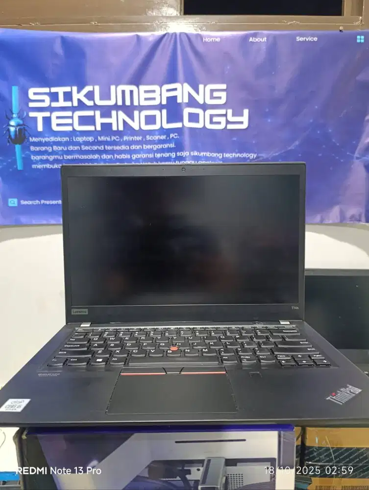 Lenovo ThinkPad T14s | i5 Gen‑10 • RAM 8 GB • SSD 256 GB • Tipis