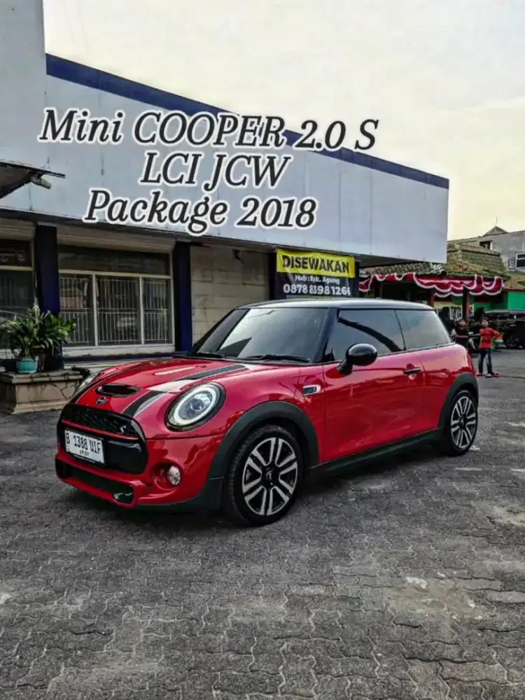 Mini COOPER 2.0 S LCI JCW Package 2018 / 2019 merah 3 doors