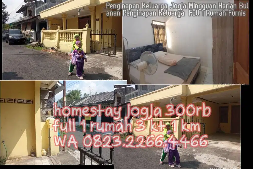 Penginapan Keluarga Jogja Mingguan Harian Bulanan Penginapan Keluarga