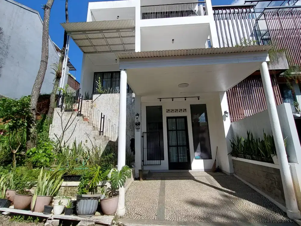RUMAH CLUSTER Sejuk Dago Dengan Kolam Renang Di Bandung Utara