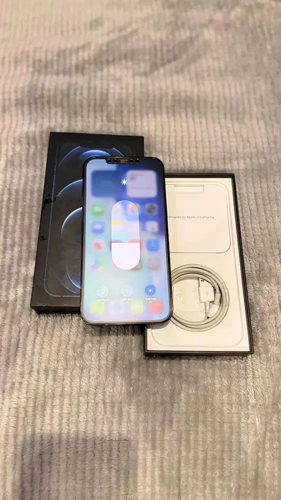 Dijual Iphone 12 Promax 256GB Blue Resmi Ibox Lengkap