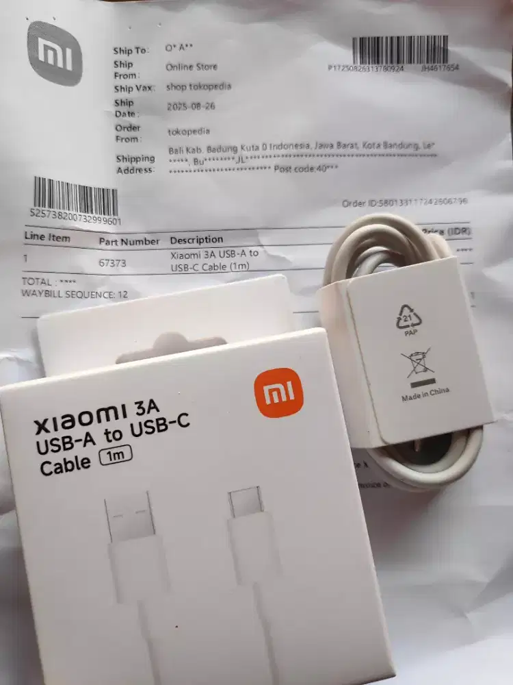 Kabel Data Ori Xiaomi Official Store