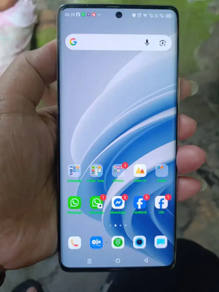 Infinix zero 30 layar lengkung,kamera 108mp ram 8+8/256 siap pake