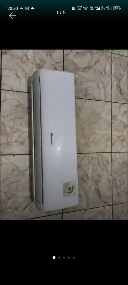 Kipas angin model AC merk hisense