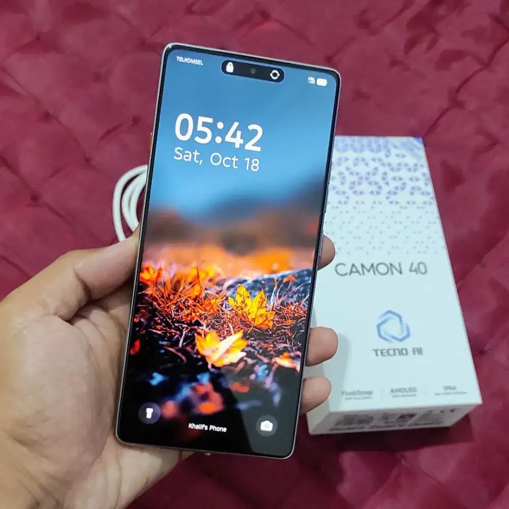 Tecno Camon 40 8/256 Fullset Mulus Like New