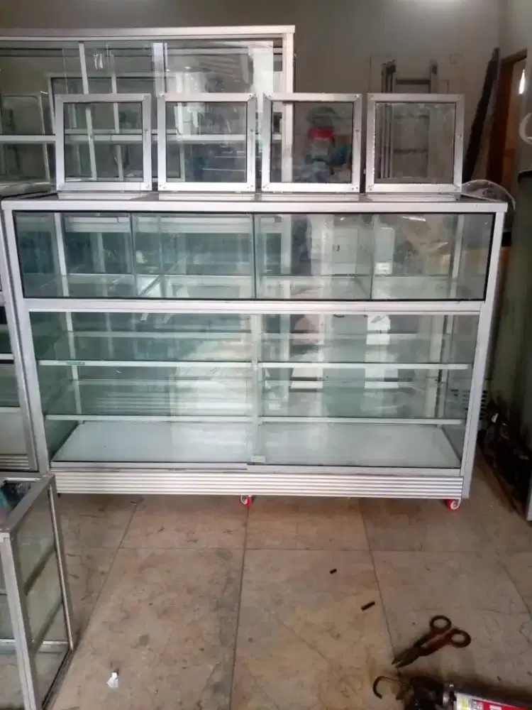 Etalase beras second rekondisi