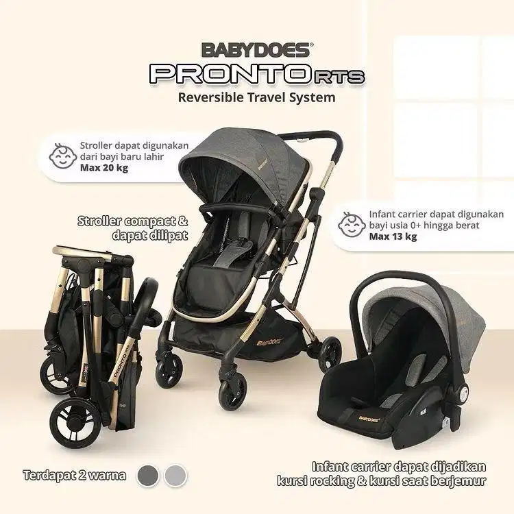 Stroller Dua Arah Babydoes Pronto RTS