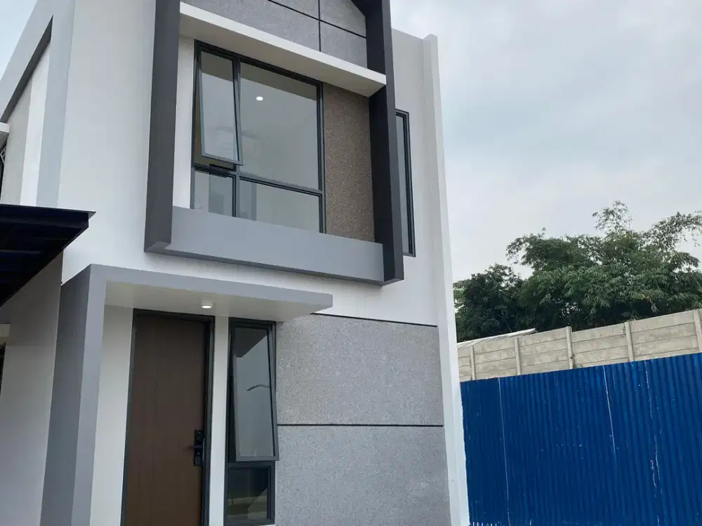 Rumah 2 lantai siap huni dekat stasiun rawabuntu dan pintu tol