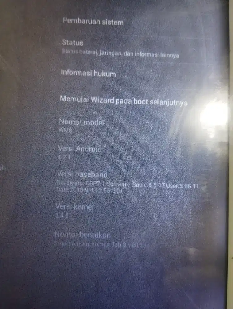 Tablet bekas smartfren